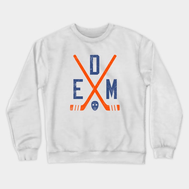 EDM Retro Sticks - White Crewneck Sweatshirt by KFig21